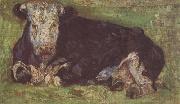 Vincent Van Gogh Lying Cow (nn04) oil on canvas